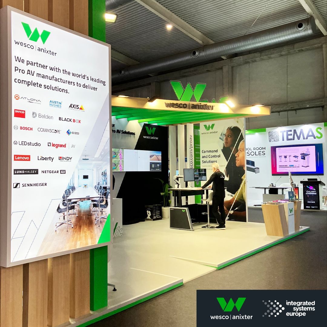 Wesco Anixter ISE Exhibition Booth